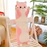 Мягкая игрушка обнимашка Кот - батон 90 см (ВЫБОР ЦВЕТА) cat-90