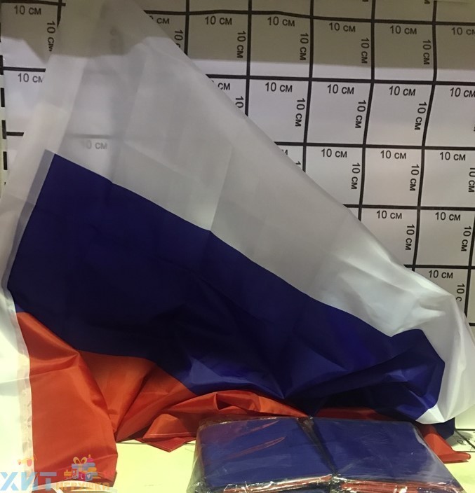 Российский флаг 87*137 см 12 шт в уп. 252181-87-137
