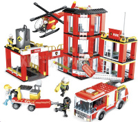Конструктор FIRE Пожарные 862 дет. 4177