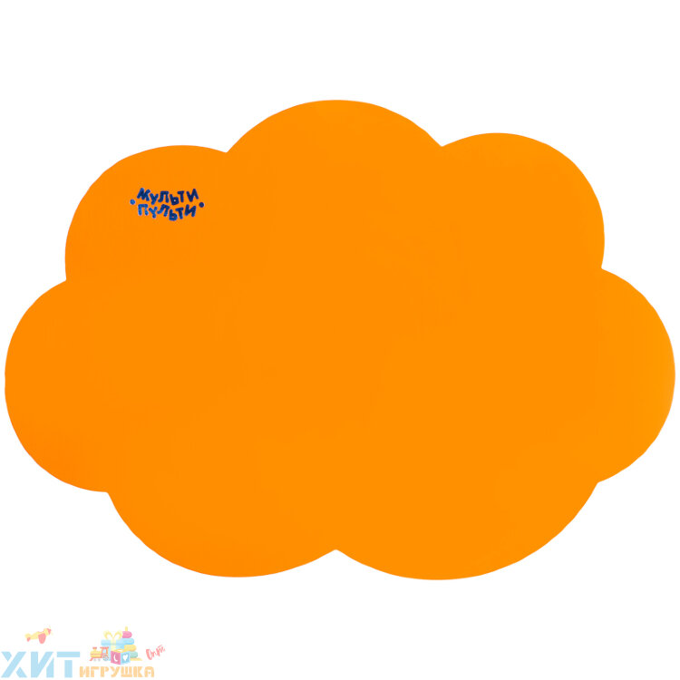 Доска для лепки фигурная, А5+, пластик, оранжевый "Облачко" Мульти-Пульти ДЛ_40435
