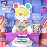 Конструктор 3D из миниблоков BEARBRICK (свет, потайной ящик) 10000 дет. 1796