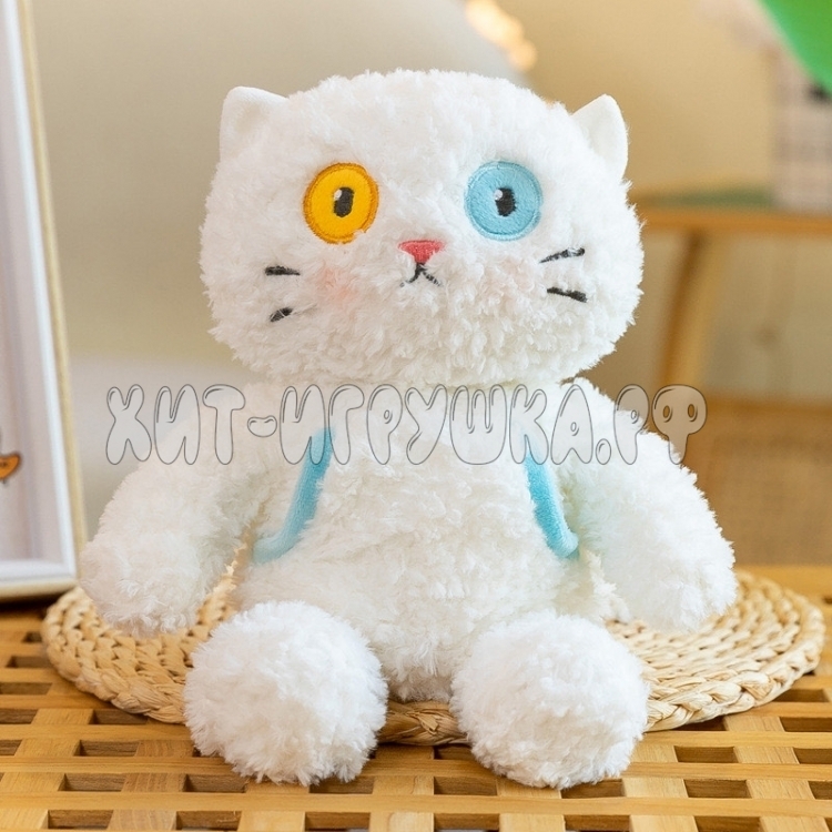 Мягкая игрушка КОТИК (голова на поворотном механизме) 28 см (ВЫБОР ЦВЕТА) ani_cat30