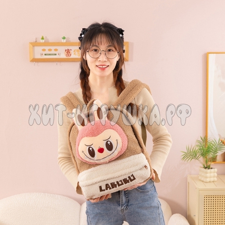 Плюшевый рюкзак Labubu Лабубу 32*10*30см (ВЫБОР ЦВЕТА) MJ001
