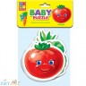 Мягкие пазлы Baby puzzle "Овощи" 4 картинки, 16 эл. VT1106-03