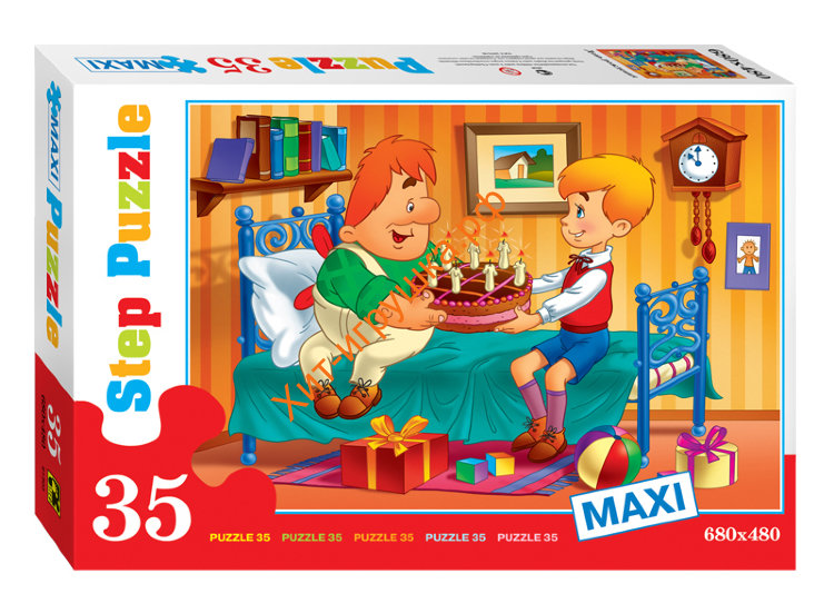 Мозаика "puzzle" 35 дет. MAXI "День рождения" 91303