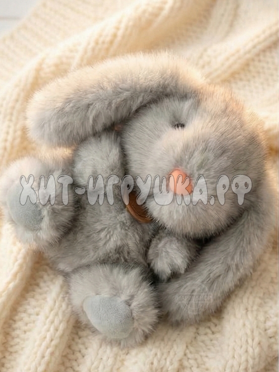 Мягкая игрушка антистресс Зайчик (ВЫБОР ЦВЕТА) 15 см zai15