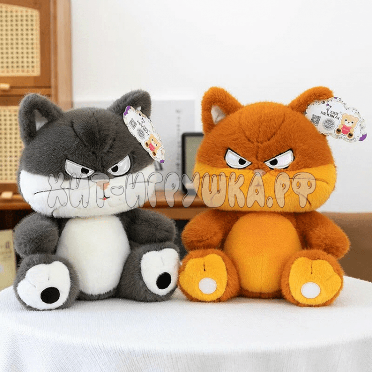 Мягкая игрушка Рыжий Котик 37 см 802-37 / 701-17 Мягкая игрушка Рыжий Котик 37 см 802-37 / 701-17