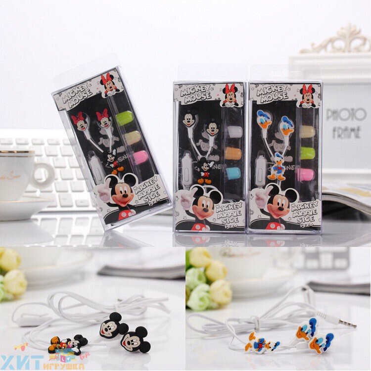 Наушники Мультгерои проводные в ассортименте nay_provod