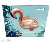 Круг надувной для плавания  Фламинго 150 см 1214-13