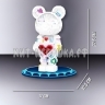 Конструктор 3D из миниблоков BEARBRICK (свет) 4871 дет. 89040