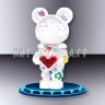 Конструктор 3D из миниблоков BEARBRICK (свет) 4871 дет. 89040