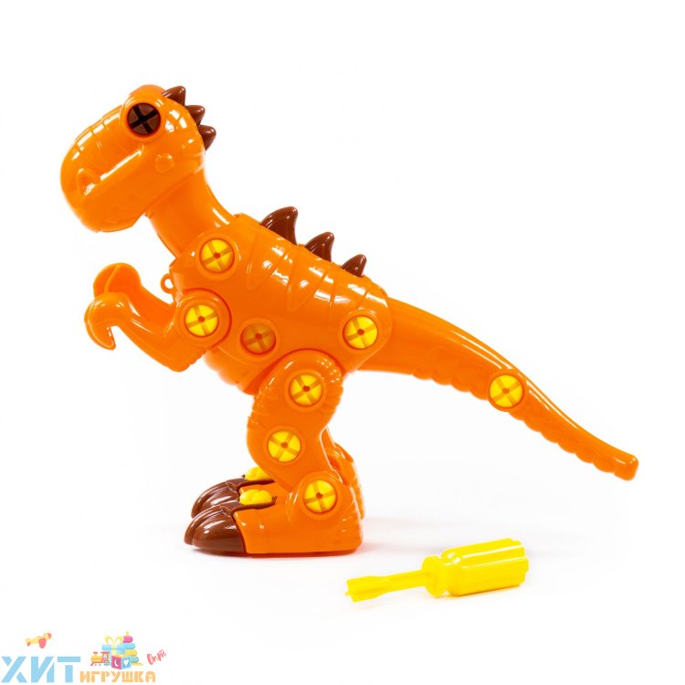 Конструктор-динозавр "Тираннозавр" 40 дет. (в пакете) 76700