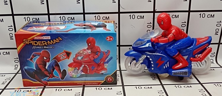 Человек-Паук на мотоцикле 009-15