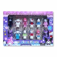 Фигурки Куроми Kuromi Melody 12 шт (совместимы с конструктором) 22658