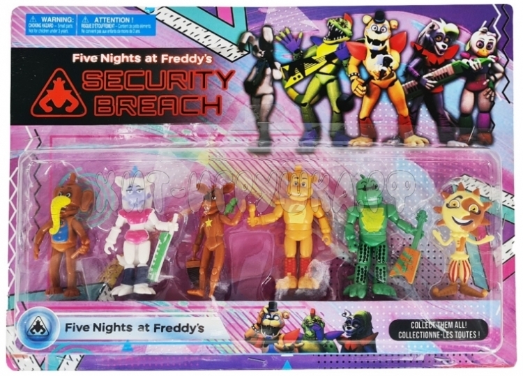 ФНАФ FNAF Аниматроники фигурки 6 шт на блистере в ассортименте 48455
