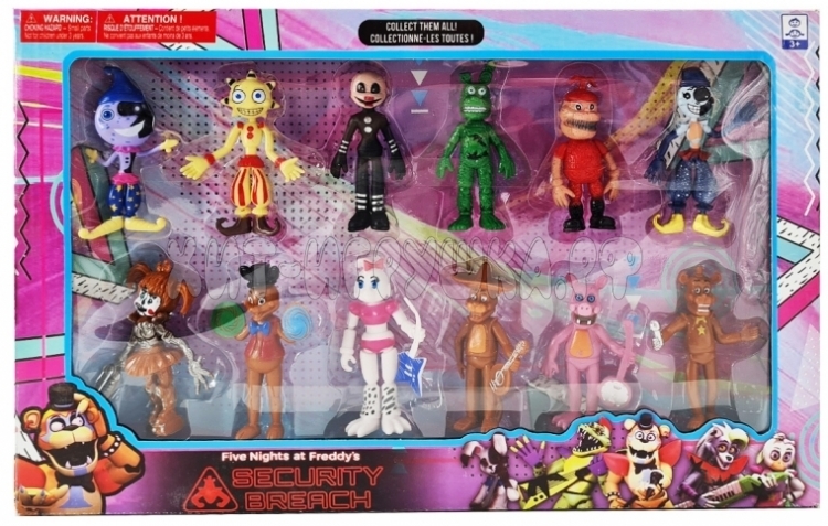 ФНАФ FNAF Аниматроники фигурки 12 шт в ассортименте 48456
