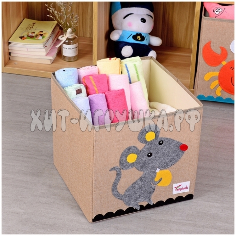 Корзина Ящик для игрушек складной (без крышки) AL002