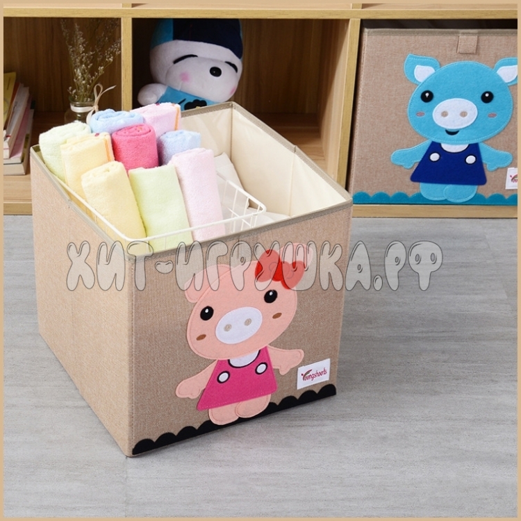 Корзина Ящик для игрушек складной (без крышки) AL002