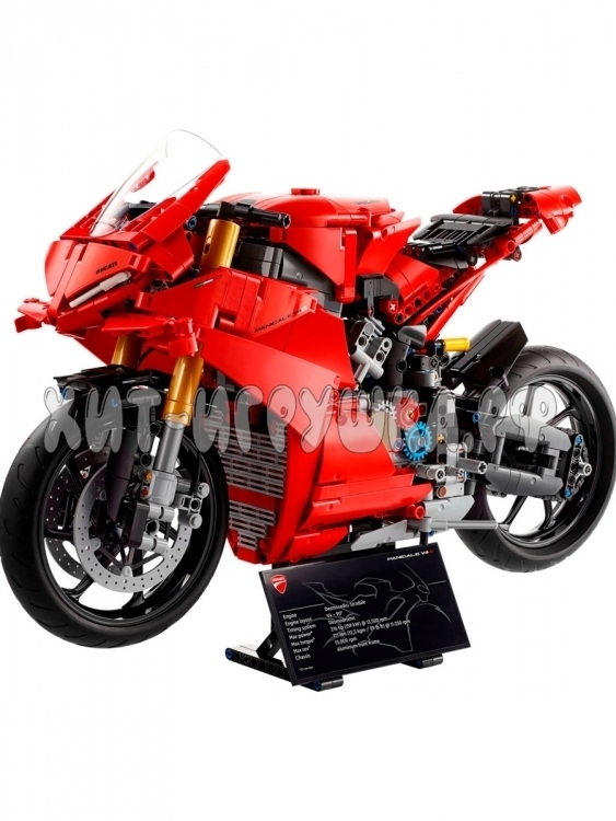 Конструктор Мотоцикл Ducati Panigale V4 S 1603 дет. T3056