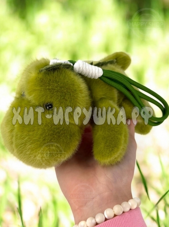 Брелок Мягкая игрушка ЖИВОТНЫЕ 18 см (ВЫБОР ЦВЕТА) 802-18