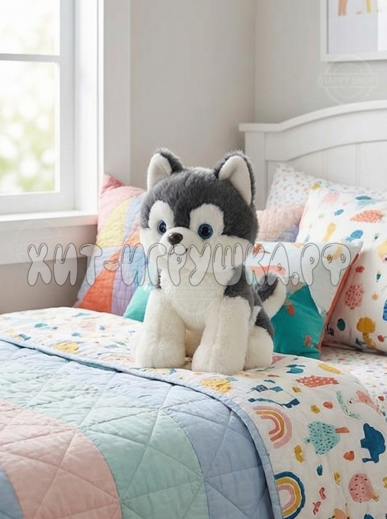 Мягкая игрушка Хаски 33 см 802-33_has