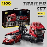 Конструктор Эвакуатор и спорткар 1728 дет