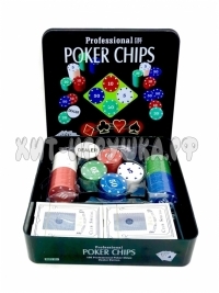 Набор для игры в покер в пластиковом кейсе BH038