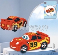 Конструктор 3D из миниблоков Тачки Молния 2630 дет. 6307