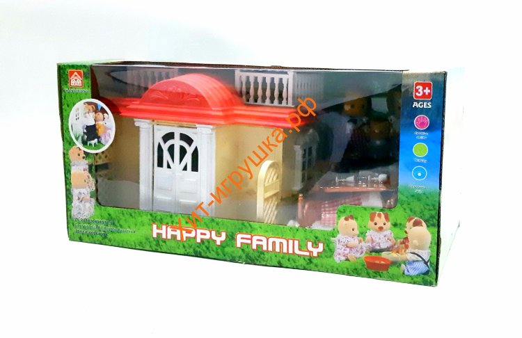 Счастливая семья Домик с героями 012-04