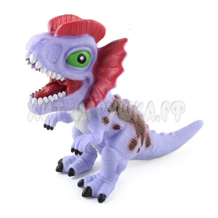 Динозавр с пищалкой резиновый 16 см в ассортименте 1336