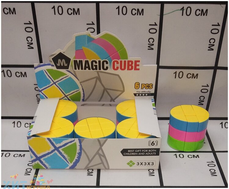Кубик-Рубика 6 шт в блоке 2188-13/8802