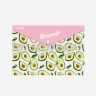 Папка конверт на кнопке А4 150 мкм непрозр. Pink Avocado deVente 3079271