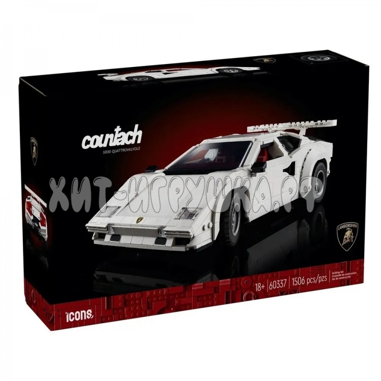Конструктор Ламборджини Lamborghini Countach 5000 Quattrovalvole 1506 дет. 60337