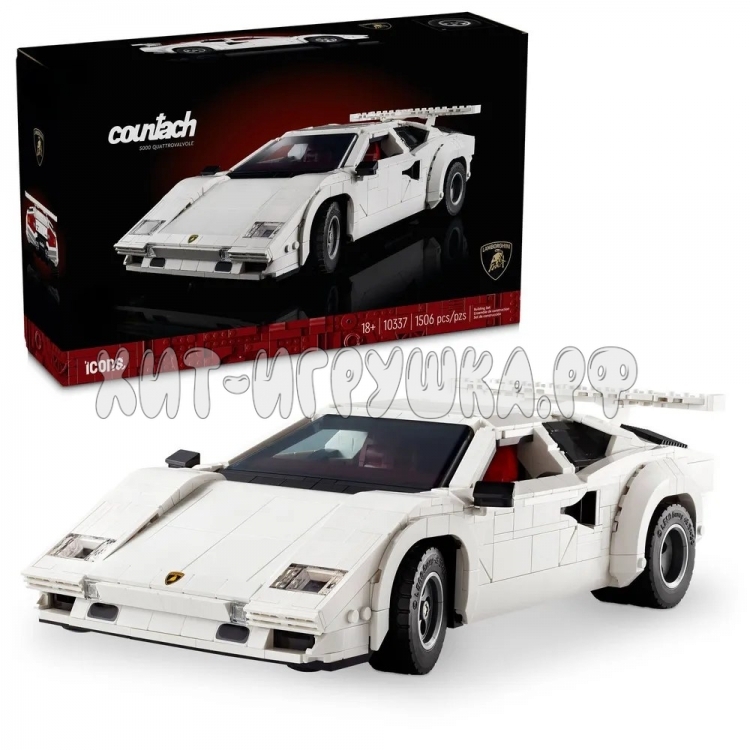 Конструктор Ламборджини Lamborghini Countach 5000 Quattrovalvole 1506 дет. 60337
