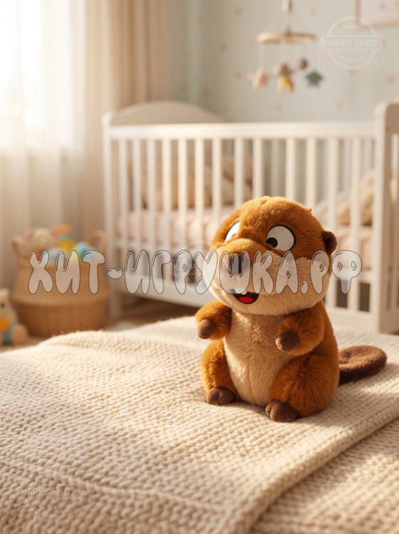 Мягкая игрушка Бобер Мэйбл Хопперс Hoppers 27 см 260320-1