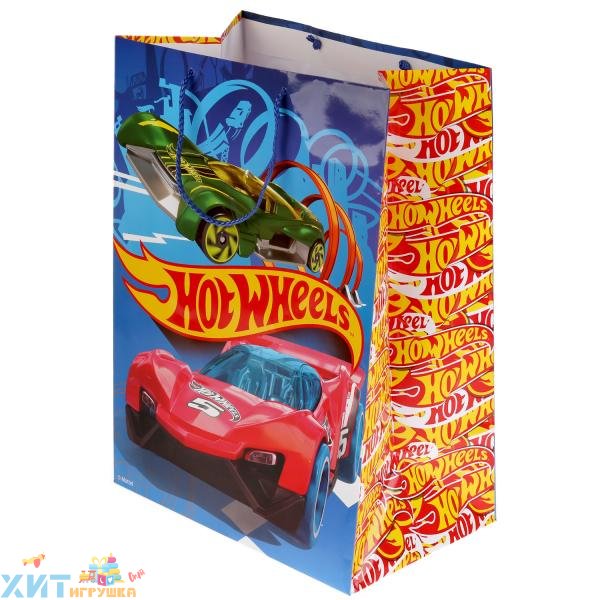 Пакет подарочный глянцевый Hot Wheels 33х46х20 см CLRBG-HW2-03