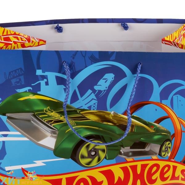 Пакет подарочный глянцевый Hot Wheels 33х46х20 см CLRBG-HW2-03