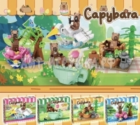 Конструктор Капибара (набор 4 шт) 393 дет. 85079