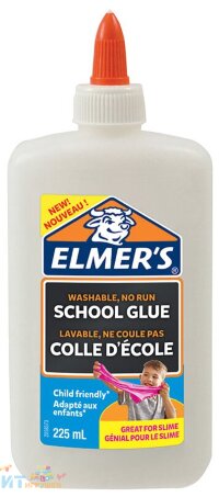 Клей ПВА Elmers "School Glue" 225 мл для слаймов (2 слайма) 2079102