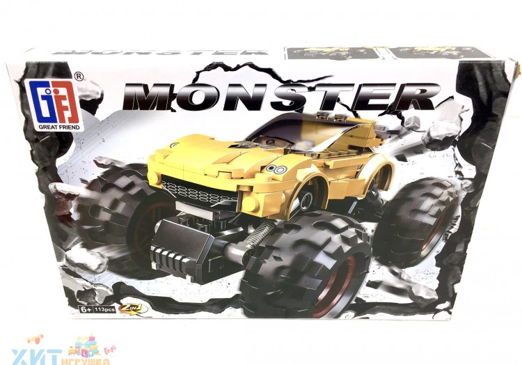 Конструктор Monster Car 113 дет. 123-278