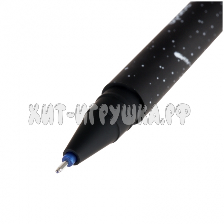 Ручка гелевая стираемая синяя, 0,5 мм, софт-тач "Space Traveler" в ассортименте MESHU MS_54124