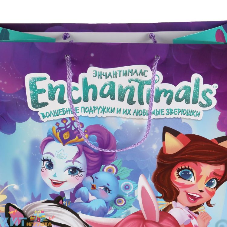 Пакет подарочный глянцевый Enchantimals 33х46х20 см CLRBG-ENCH2-03