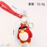 Брелок большой силиконовый с карабином и колокольчиком ПТИЧКИ Angry Birds в ассортименте br_angrybirds