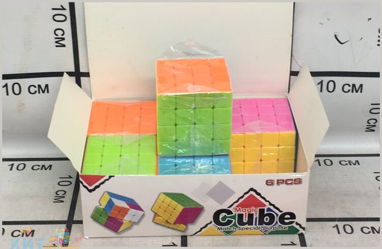 Кубик Рубика 4х4 6 шт в блоке 2188-20/B265