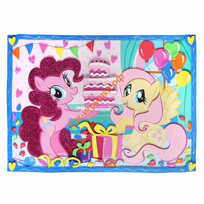 Аппликация "День рождения" 18*25,5 см My Little Pony 33722