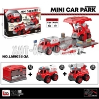 Пожарная машина с паркингом и отвёрткой LM9038