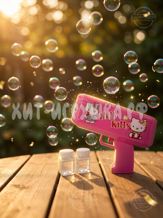Мыльные пузыри генератор пистолет Китти PP577-9