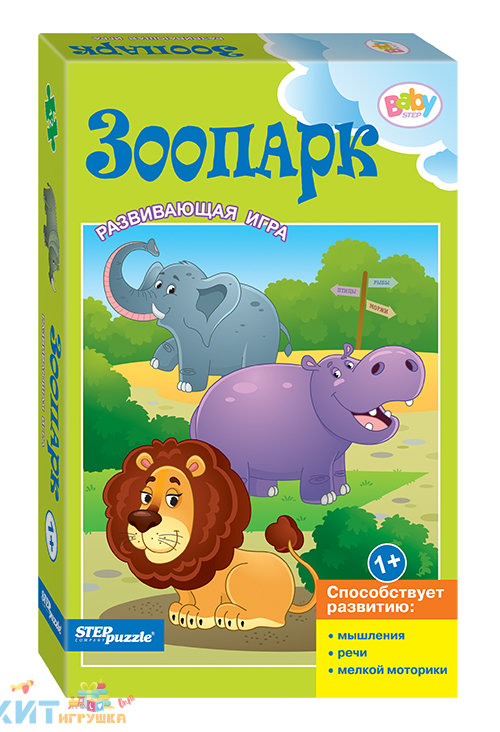 Развивающая игра puzzle "Зоопарк" 76183
