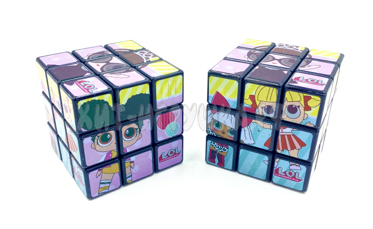Кубик Рубика Кукла в шаре 1 шт в ассортименте 1802