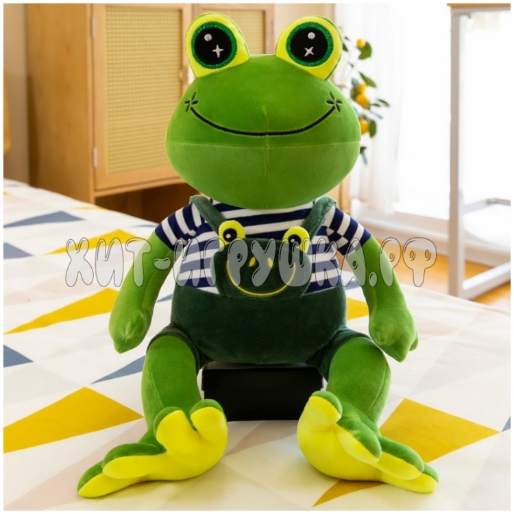 Мягкая игрушка ЛЯГУШКА 30 см (ВЫБОР ЦВЕТА) frog30